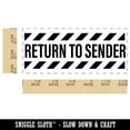 thumbnail image 2 of Return to Sender Mail Delivery Service Self-Inking Rubber Stamp Ink Stamper for Business Office - Black Ink - Small 1-1/2 Inch, 2 of 7
