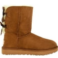thumbnail image 3 of UGG Women's Winter Boots Shearling Bow II Suede Mid Calf, Black, 8, 3 of 8