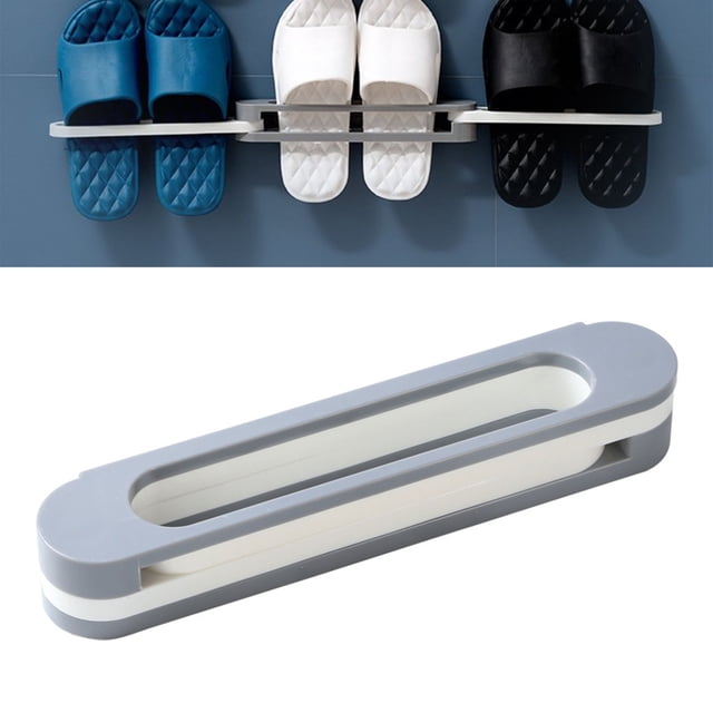 Soporte Para Zapatos Montado En La Pared, Amplia Aplicación 3 En 1, Zapatero Plegable Montado En La Pared Para Sala De Estar