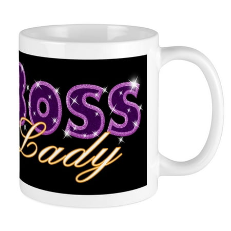 CafePress - Boss Lady Bling Travel Mugs - Unique Coffee Mug, Coffee Cup