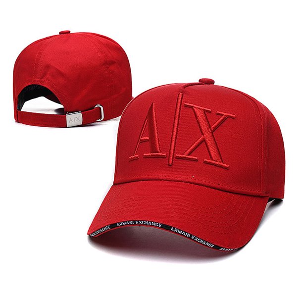 Armani Exchange AX Gorra De Verano Béisbol De Las Mujeres De Los Hombres De La Algodón Casual Moda Al Aire Libre Sombreros Deporte hip-hop No . 3 1BTr