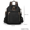 thumbnail image 7 of Stylago Fashion Backpack Purse for Women Versatile Detachable Strap Crossbody Bags Ladies Multiple Zip Pockets Travel Daypack Black, 7 of 7
