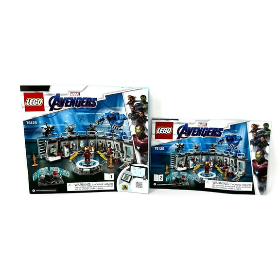 Lego Marvel Avengers 76125 Instruction Manual Booklet Only