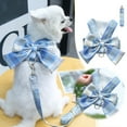 thumbnail image 2 of Breathable Dog Harness for Small Dogs - Chest Strap with Design Adjustable and Secure for Indoor Outdoor Activities - Blue, 2 of 5