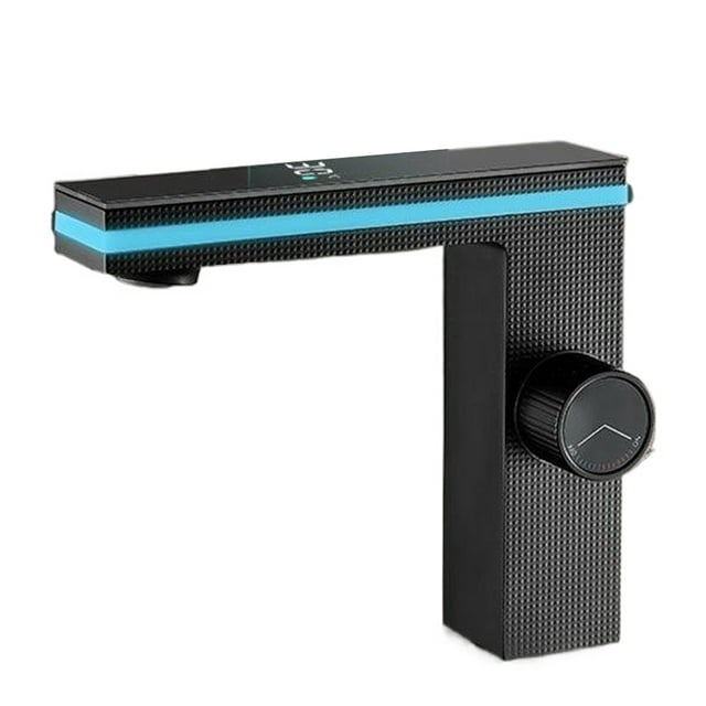 Guardoinrt Detachable And Easy To Clean Hot And Cold Light Surround: Enhance Basin Faucet Real-time Temperature