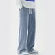 thumbnail image 4 of Pantalones de hombre, pantalones térmicos para hombre, pantalones de nieve, pantalones de invierno con forro polar cálido, pantalones vaqueros térmicos de felpa con pierna recta., 4 of 8