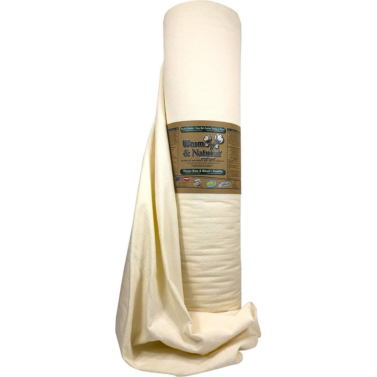 PRE ORDER - Batting Warm & Natural Cotton - FULL ROLL 90in x 40yds PRE ORDER - Batting Warm & Natural Cotton - FULL ROLL 90in x 40yds