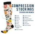 thumbnail image 2 of FORMRS Womens Knee High Socks Casual Long Thick Travel Daily Wear, 1 Pair, Orange Slices, 2 of 6