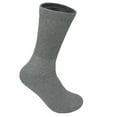 thumbnail image 4 of Glory Max 3 Pairs Men's Women's Diabetic Circulatory Crew Gray Cotton Socks Size 13-15, 4 of 4