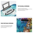 thumbnail image 5 of Disketp Sea World Elastic Travel Luggage Cover Travel Suitcase Protective Cover For Trunk Case Apply To 18''-32'' Suitcase Cover-X-Large, 5 of 9
