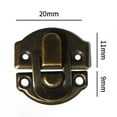 thumbnail image 3 of Bgsha 10PCS Treasure Box Buckle Iron Wooden Box Buckle Lock Buckle Retro Small Buckle, 3 of 9