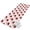 Red, variant on Runner Rug 15.7"x47.2", Pink Cherry Non Slip Backing Floor Mats Area Rugs, Absorbent Muddy Dirt Trapping Carpet for Hallway Entryway Kitchen Bedside Living Room Farmhouse Watercolor Cherries Fruits