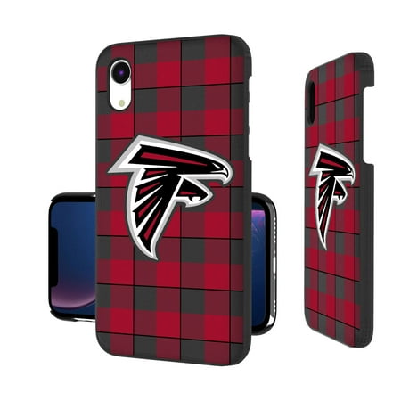 Atlanta Design - Atlanta Falcons iPhone Slim Plaid Design Case