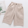 thumbnail image 4 of JCCXIN Toddler Kids Girls School Pants Casual Baggy Straight Wide Leg Pants With Pockets Solid Color Lightweight Outdoor Summer Daily Wear Sweet Party Bottoms,Khaki,2-3 Years, 4 of 4