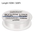 thumbnail image 2 of Uxcell 328FT 12lb 4.5# Fluorocarbon Coated Monofilament Nylon Fishing Line String Wire Clear, 2 of 8