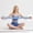Blue, variant on 20lb Figure Band Arm Back Shoulder Exercise Elastic Rope Stretch Fitness Band Yoga Pilates Stretching Physical Therapy Home Gym Workout