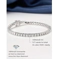 thumbnail image 2 of 925 Sterling Silver Tennis Bracelets With Moissanite Stones GRA Certifiate for Men and Women, 2 of 11