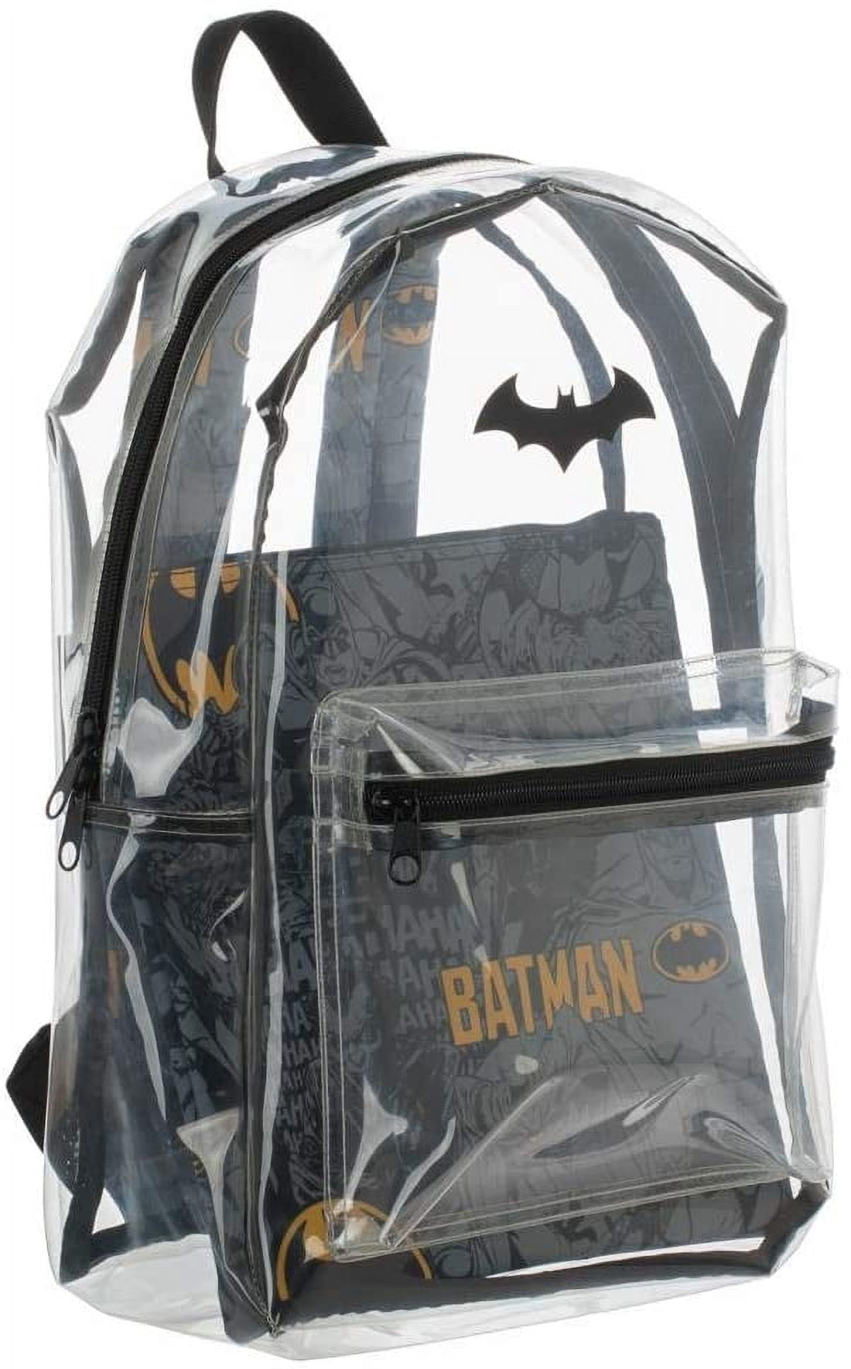 DC Comics Batman Clear Backpack