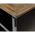 thumbnail image 4 of Traditional Wood Sideboard Dining Storage TV Stand Fully Assembled Black, 4 of 7