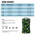 thumbnail image 6 of Disketp Tropical Leaves1 Sleeveless Tshirts For Men, Muscle Shirts For Men Dry Fit Tank Top-Small, 6 of 8