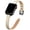 Beige with Black, variant on Slim Leather Bands Compatible with Apple Watch Band 38mm 40mm 41mm 42mm 44mm 45mm 49mm, Top Grain Leather Watch Thin Wristband for iWatch Ultra SE Series 9/8/7/6/5/4/3/2/1 Black