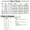 thumbnail image 3 of Cotton Linen Wide Leg Pant for Women Plus Size Elastic High Waisted Solid Color Casual Straight Pants, 3 of 5