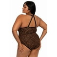 thumbnail image 6 of Curvy Couture Sheer Mesh Bodysuit 1372, 6 of 6