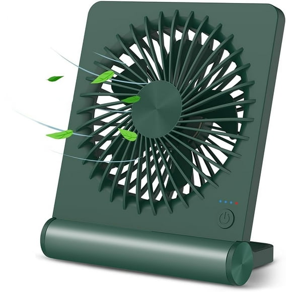 Ventilador de escritorio Tevelecin, pequeño, 7 pulgadas, 2000 mAh, recargable, USB