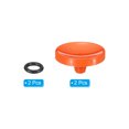 thumbnail image 3 of Unique Bargains Shutter Release Button Soft Shutter Release Button Copper Camera Shutter Button Concave, Orange 2 Pack, 3 of 6