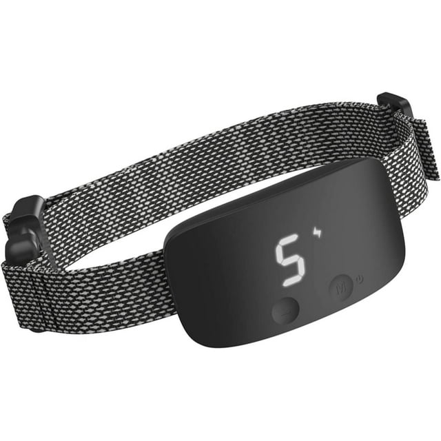 Smart Dog Bark Collar,Automatic Bark Training Collar with 3 Modes Sound/Vibration/Shock