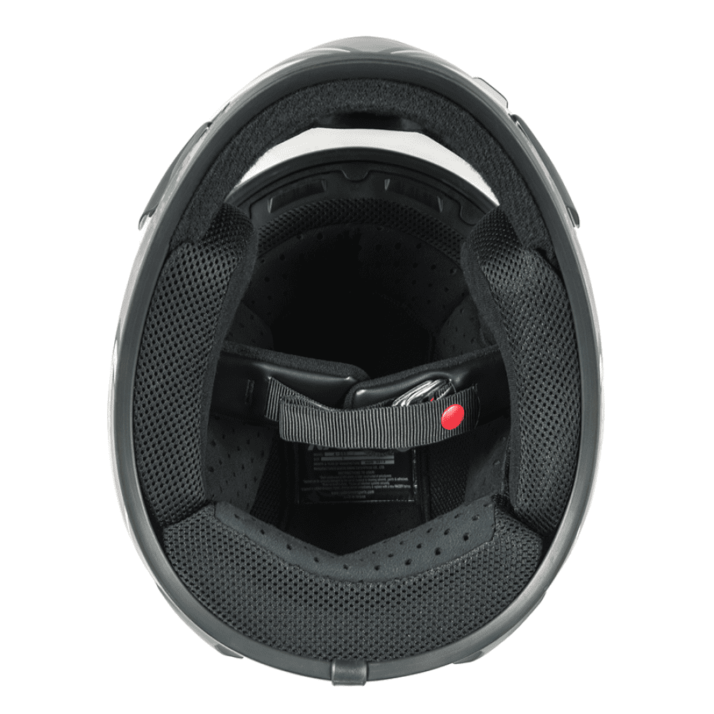 Raider Octane Full Face Adult Motorcycle Helmet DOT Approved / Black/Silver/Grey - XL