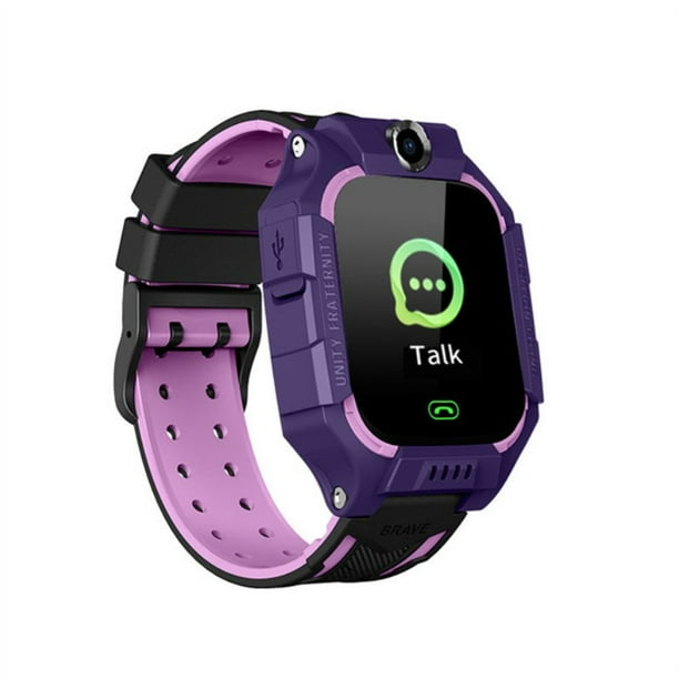 Z6 Kids Smart Watch 1.44 inch Touch screen Sim Card Smartwatch Waterproof Camera Alarm Clock Purple