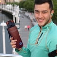 thumbnail image 4 of 1PCS Water Bottle 560ml Portable Sports Hydration Bottle Fitness Water Bottle Large Capacity Lightweight Water Bottle With Comfortable Strap For Cycling Outdoor Sports Red, 4 of 7