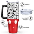 thumbnail image 2 of Cartoon Mouse Tumbler 40 Oz With Lid and Straw Stainless Steel Insulated with Handle Gloves Travel Coffee Mug - Birthday,Christmas Gift, 2 of 6