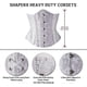 thumbnail image 3 of Waist Trainer Corsets for Women Underbust Heavy Duty 24 Steel Boned Hourglass Silhouette Body Shaper, 3 of 4