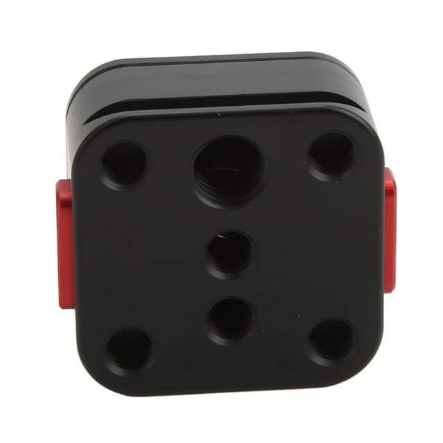 Adaptador de montaje de cámara placa de liberación rápida Caja fuerte de aluminio compacta de carga de 50 kg con orificios de tornillo de 1/4 pulg para deslizadores para ANGGREK Otros