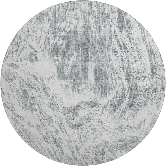 Dalyn Rugs Premium Machine Washable Mayfield AMF971 Gray 8' x 8' Round Rug
