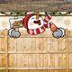 thumbnail image 4 of Adornos navideños, adornos para árboles de Navidad, regalos navideños, valla navideña, letrero colgante, decoración para patio, exterior, tablero hueco, muñeco de nieve, placas decorativas., 4 of 6