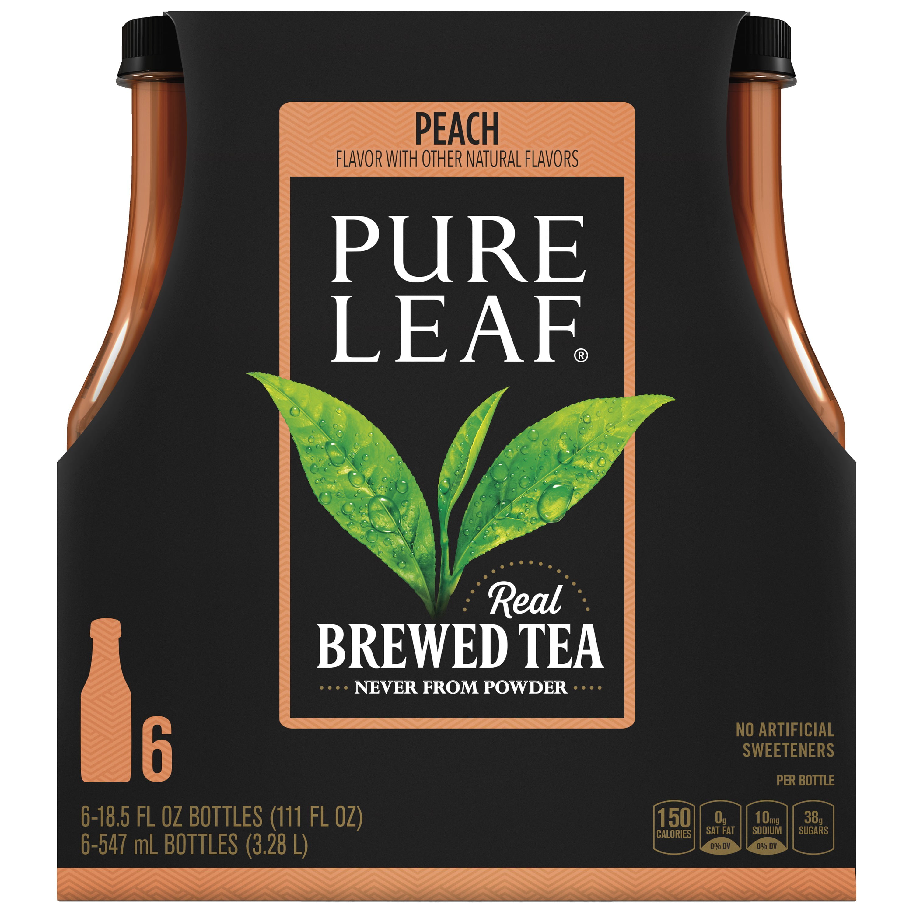 Pure Leaf Iced Tea is Real Brewed Tea! {Peach Blueberry-Basil Iced Tea  #Recipe} - Mom Spotted