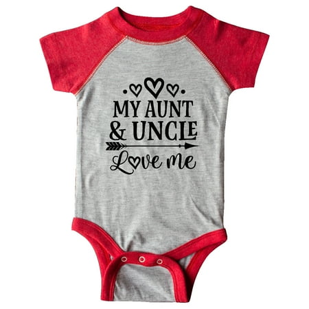 

Inktastic My Aunt and Uncle Love Me Niece Gift Gift Baby Boy or Baby Girl Bodysuit