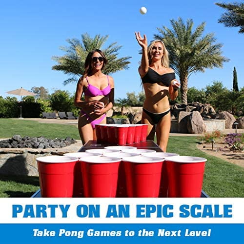 Giant Red Solo Cups For Playing Giant Beer Pong or Giant Flippy Cup