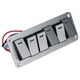 thumbnail image 5 of Panel de interruptores basculantes, 6 bandas, impermeables, 5 pines, interruptores de encendido y apagado para automóvil, 12V-24V, LED azul, 5 of 5