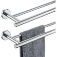 thumbnail image 1 of Double Towel Bar Matte Stainless Steel Bath Towel Rack for Bathroom Towel Holder Wall Mount Total Length TBLPB, 1 of 9