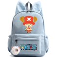 thumbnail image 1 of Anime One Piece Backpack Knapsack Kids Boy Girl Printed School Bag Teenager Student Cartoon Bookbag Outdoor Rucksack, 1 of 5