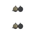 thumbnail image 1 of pitrice Plaquettes de Frein de Vélo Accessoires de Vélo Pièce de Rechange Accessoires de Roue Plaquette de Freinage en Résine pour Réparation Entretien Type 28 2Ensemble, 1 of 6
