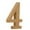 D, variant on BINGLI Wooden Numbers 4 Inch Paintable Wood Number 1 for Wall Decor, Thick Wooden Number Shape Cutouts for DIY Crafts Project Unfinished Wood Birthday Wedding Party Home Decoration