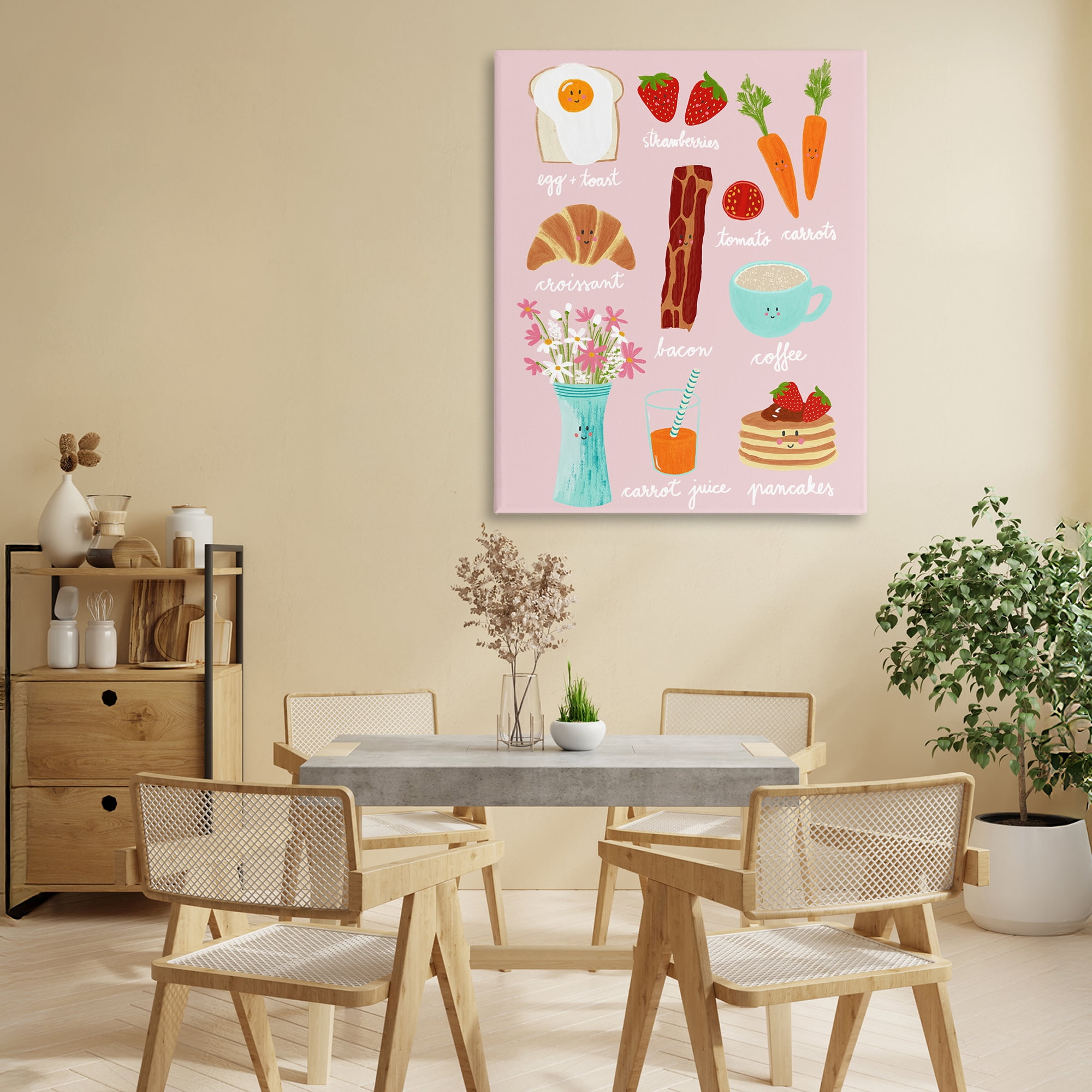 Stupell Industries Lush Summer Breakfast Canvas Wall Art, design by Metka Hiti