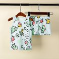 thumbnail image 2 of Baby Girl Clothes Toddler Summer Outfits Sleeveless Tie Strap Tank Top Elastic Waist Shorts Clothing Set Girls Summer Set 1-7 Years,5-6 Years, 2 of 4