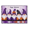 thumbnail image 4 of Happy Halloween Evil Pumpkin Gnomes Short Table Mats Set of 4 Farmhouse Spooky Halloween Place Mat Durable No Slip Dining Table Mats for Party Kitchen Dining Decoration, 4 of 6
