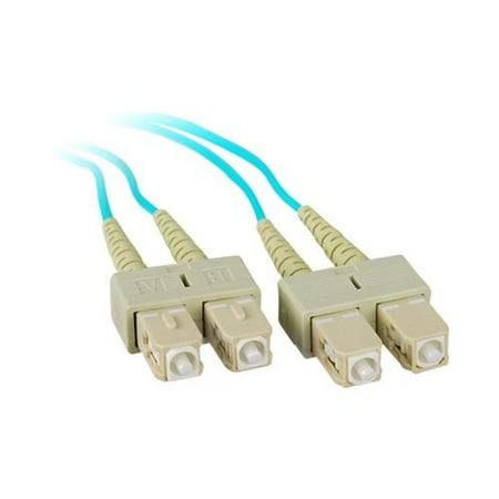 Siig SIIG 2M 10Gb Aqua Multimode 50/125 Duplex Fiber Patch Cable SC/SC 2PG8655
